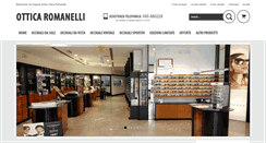 Desktop Screenshot of otticaromanelli.com
